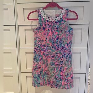 Lilly Pulitzer Pink and Blue Patterned Dress